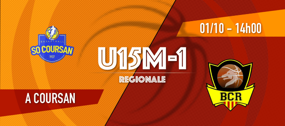 SO Coursan vs [U15M-1] BC Rivesaltes