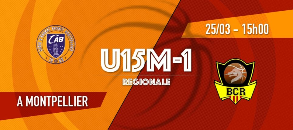 La Croix d’Argent B – 2 vs [U15M-1] BC Rivesaltes