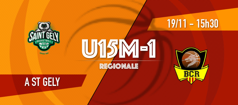 St Gely Basketball – 1 vs [U15M-1] BC Rivesaltes