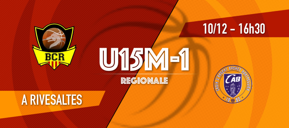 [U15M-1] BC Rivesaltes vs La Croix d’Argent B – 2