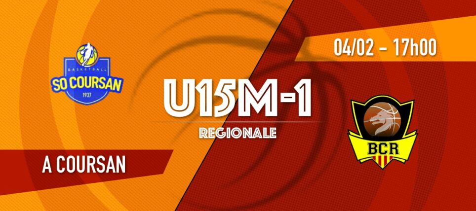 SO Coursan – 1 vs [U15M-1] BC Rivesaltes